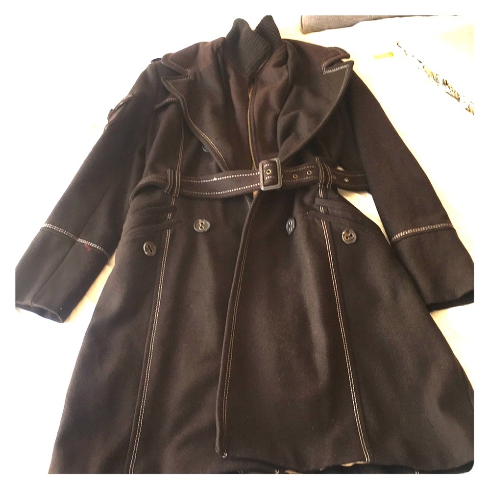 JLo pea coat cold weather jacket.